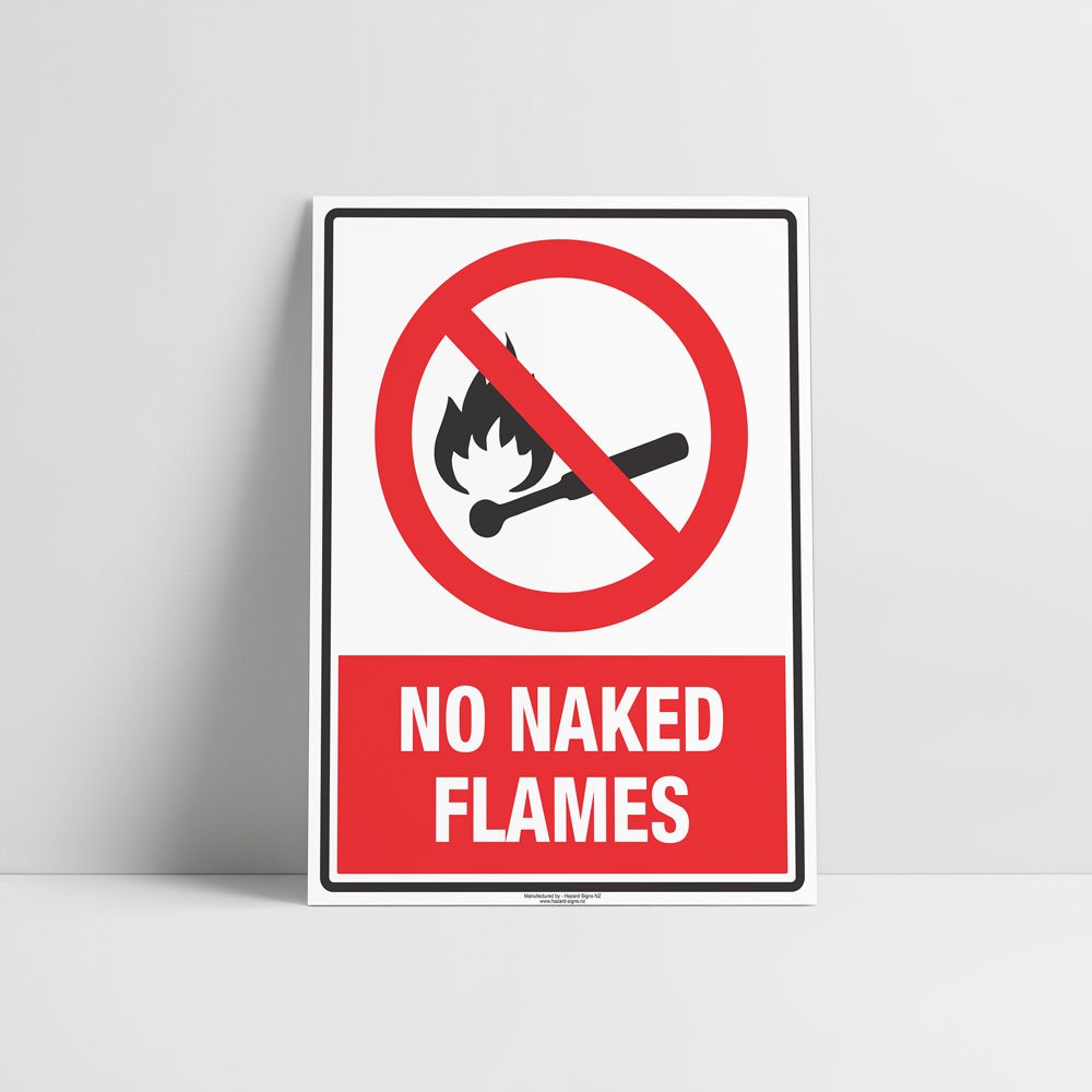 Custom Yard Signs,No Naked Flames Sign
