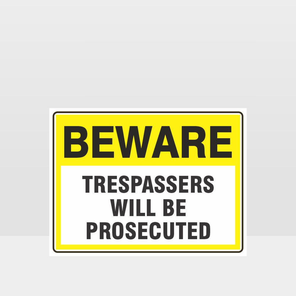 Custom Metal Sign,Trespassers Will Be Prosecuted Sign