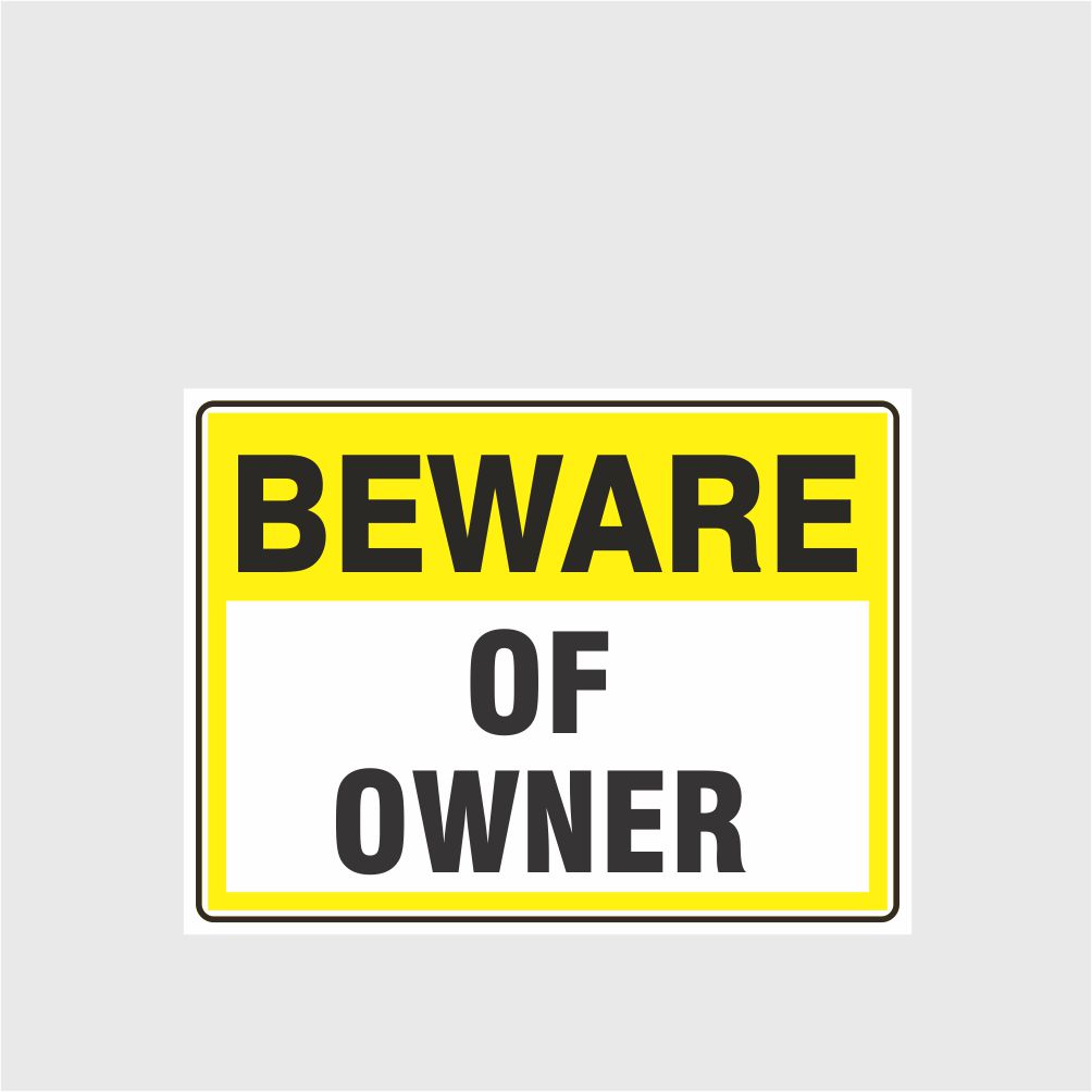 Custom Gate Signs,Beware Of Owner