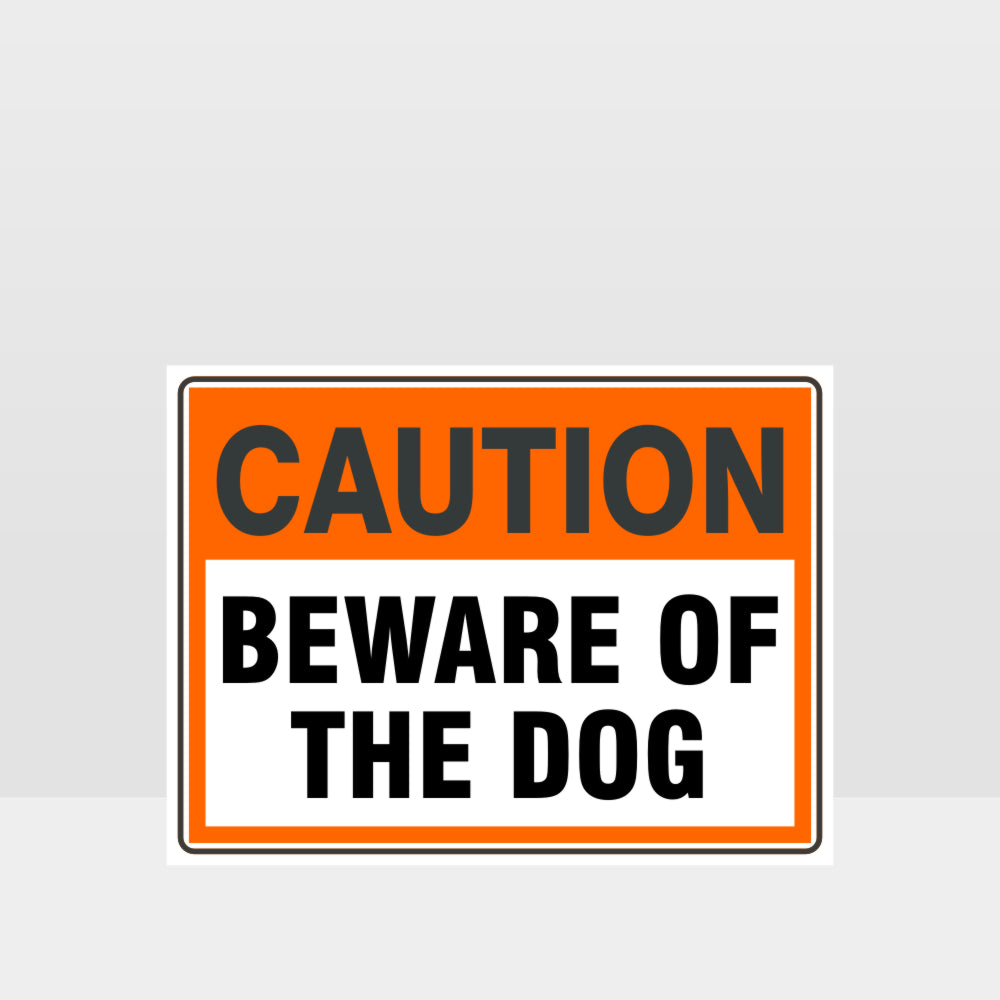 Custom Signs Outdoor Metal,Caution Beware Of The Dog Sign