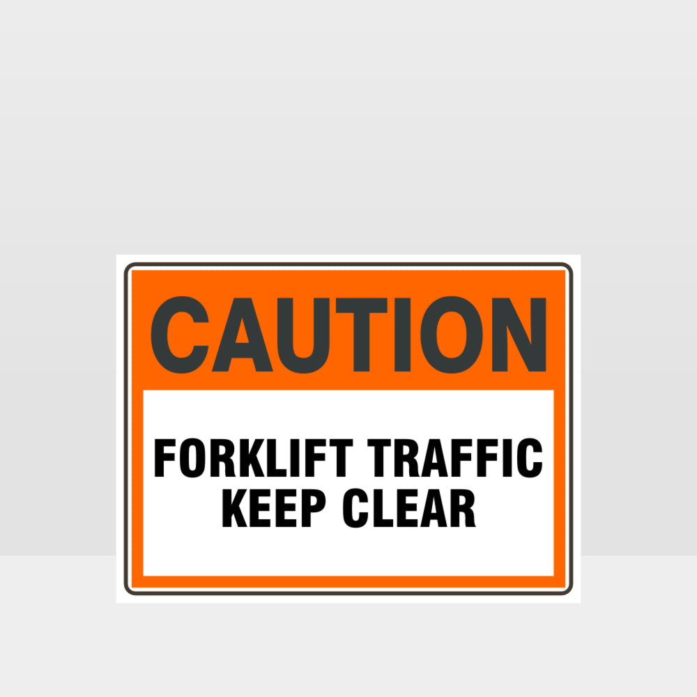 Custom Signs Personalized,Caution Forklift Traffic Keep Clear Sign