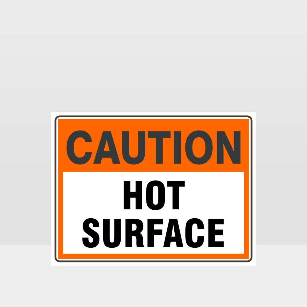 Custom Metal Sign,Caution Hot Surface Sign