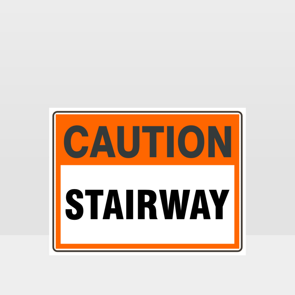 Custom Signs Outdoor Metal,Caution Stairway Sign