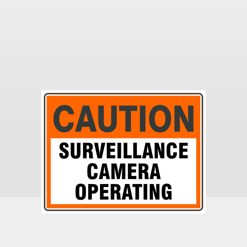 Custom Gate Signs,Caution Surveillance Camera Operating Sign