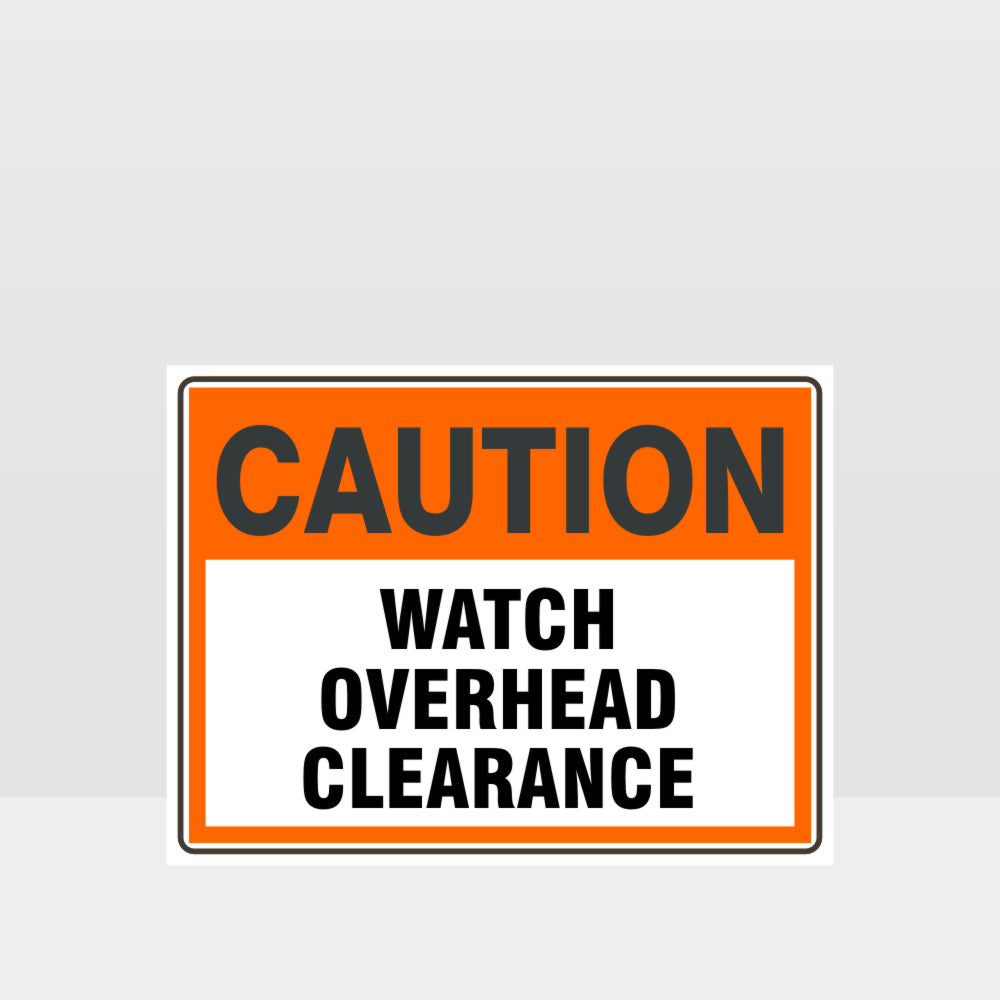 Custom Metal Sign,Caution Watch Overhead Clearance Sign