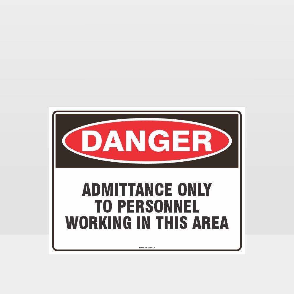Custom Gate Signs,Danger Personnel Admittance Only Sign
