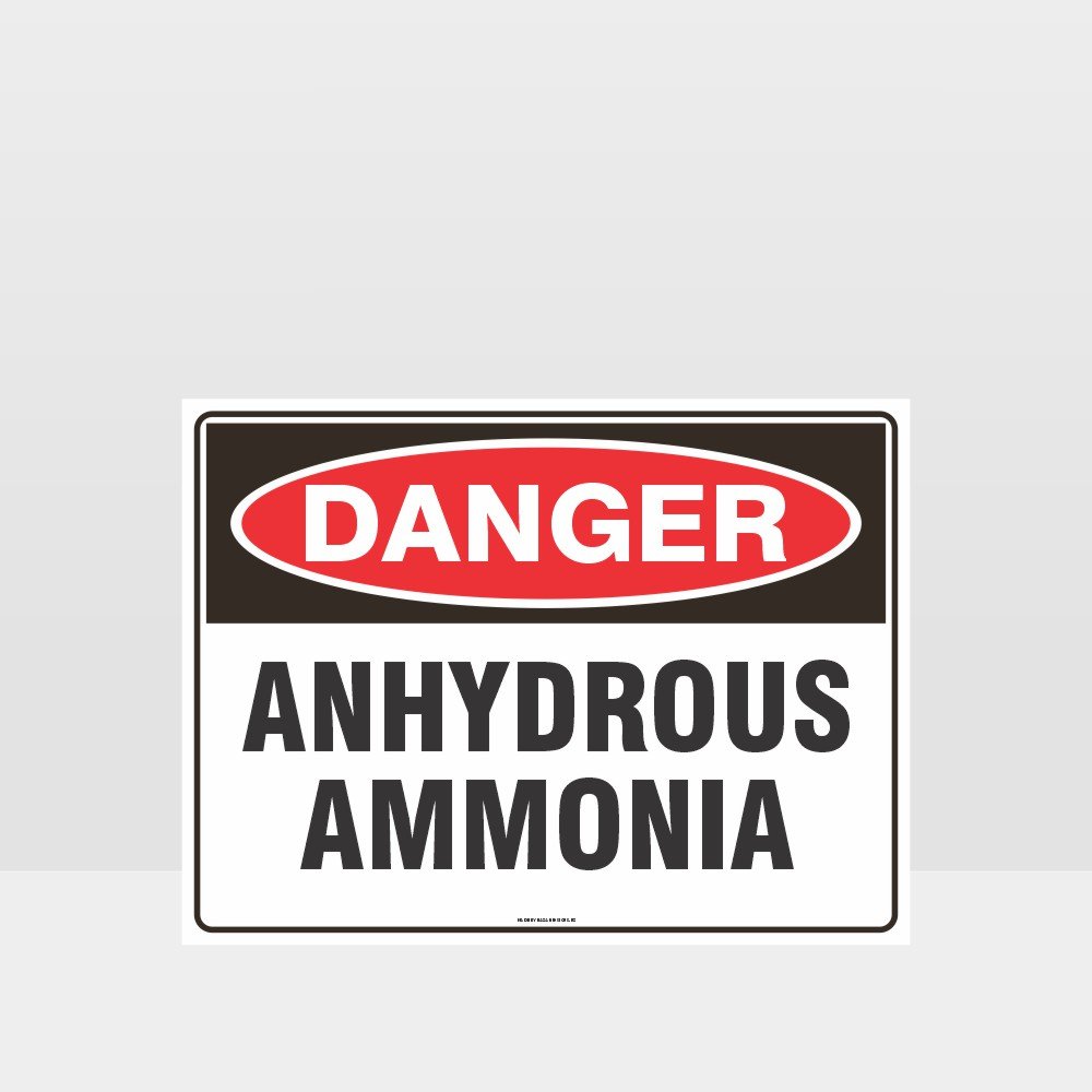 Custom Sign,Danger Anhydrous Ammonia Sign
