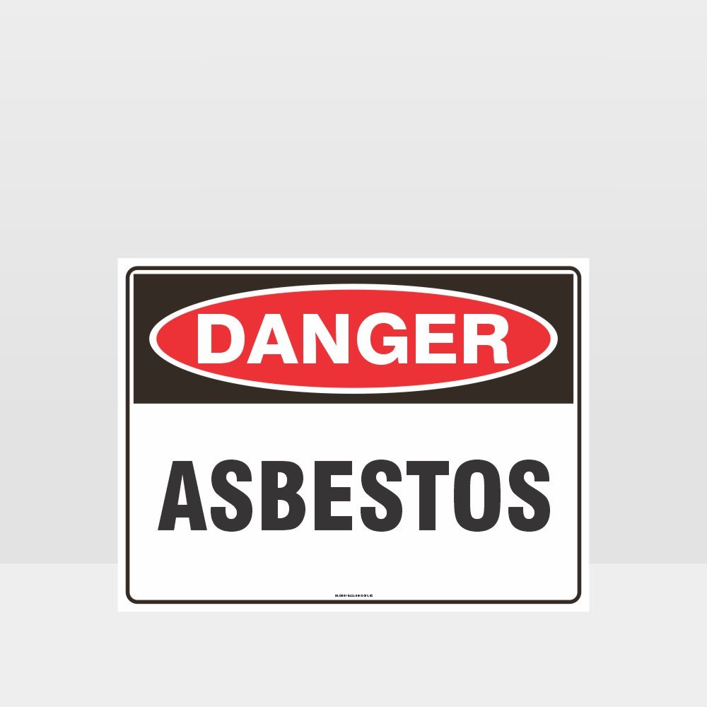 Custom Metal Sign,Danger Asbestos Sign