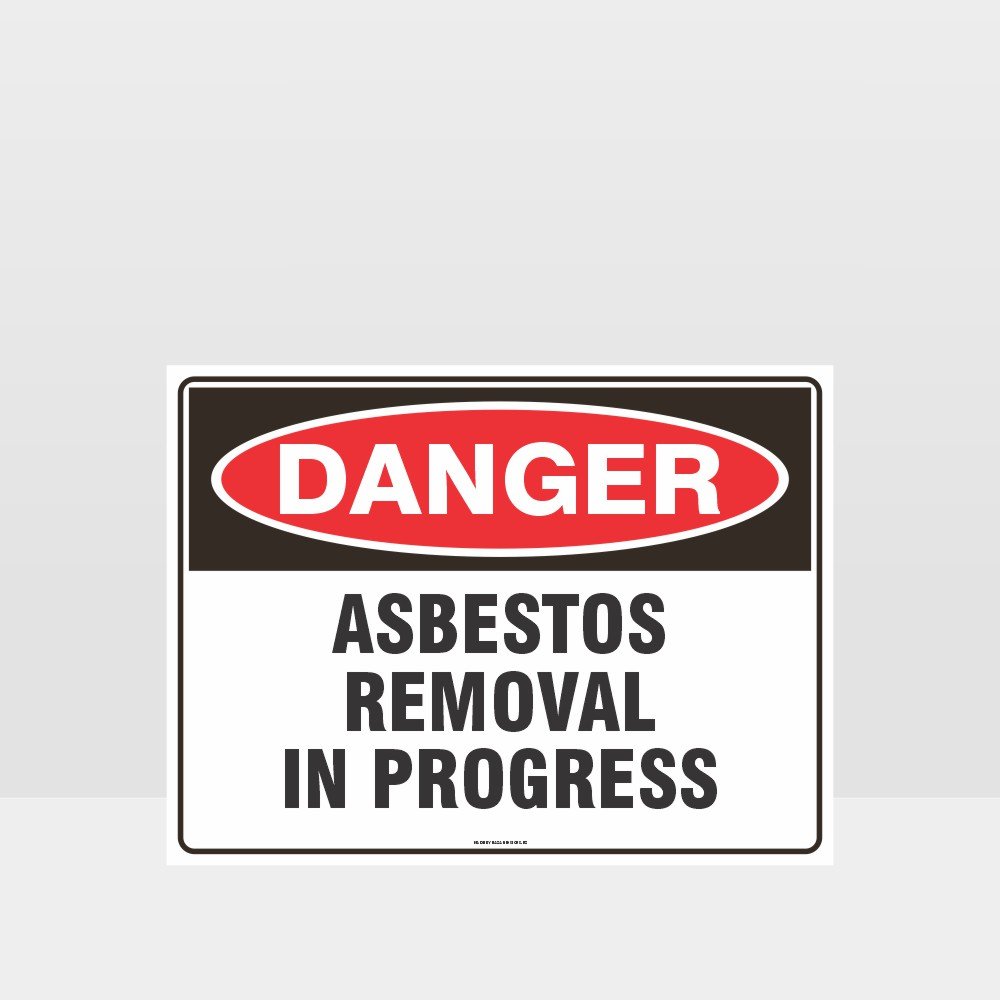Custom Signs Outdoor Metal,Danger Asbestos Removal In Progress Sign