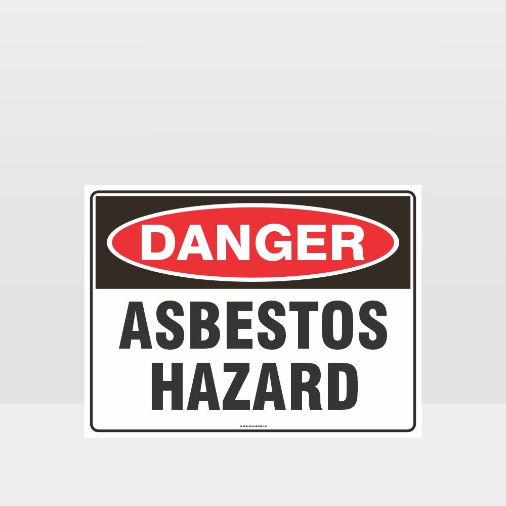 Custom Metal Sign,Danger Asbestos Hazard Sign