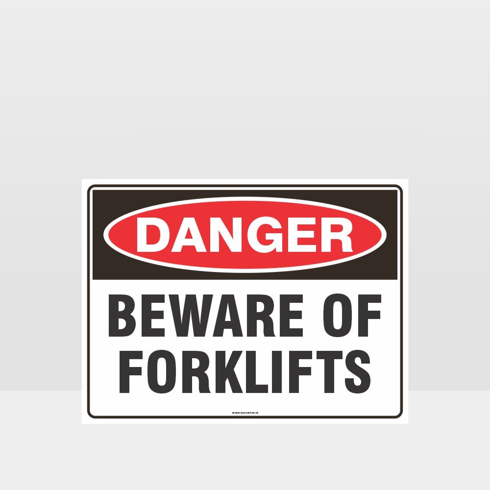 Custom Metal Sign,Danger Beware Of Forklifts Sign