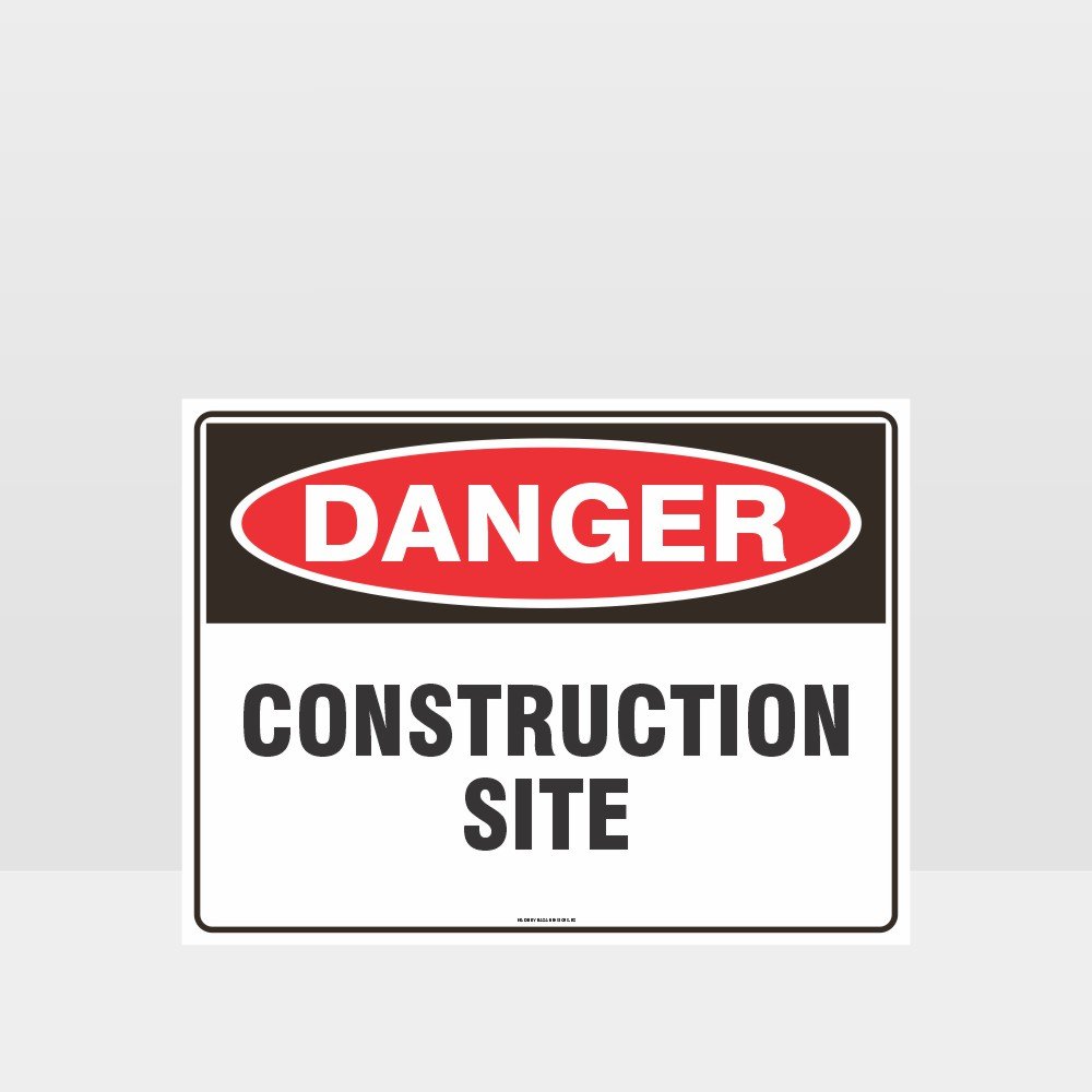 Custom Gate Signs,Danger Construction Site Sign