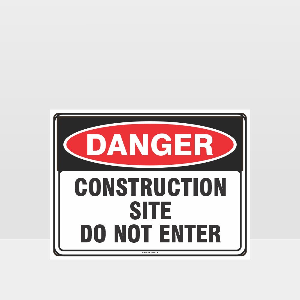 Custom Gate Signs,Danger Construction Site Do Not Enter Sign
