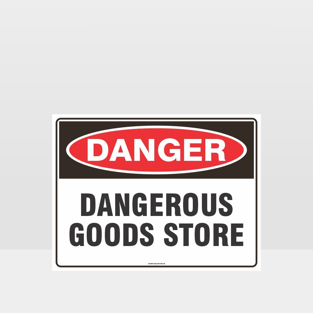 Customized Hazard Signs,Danger Dangerous Goods Store Sign