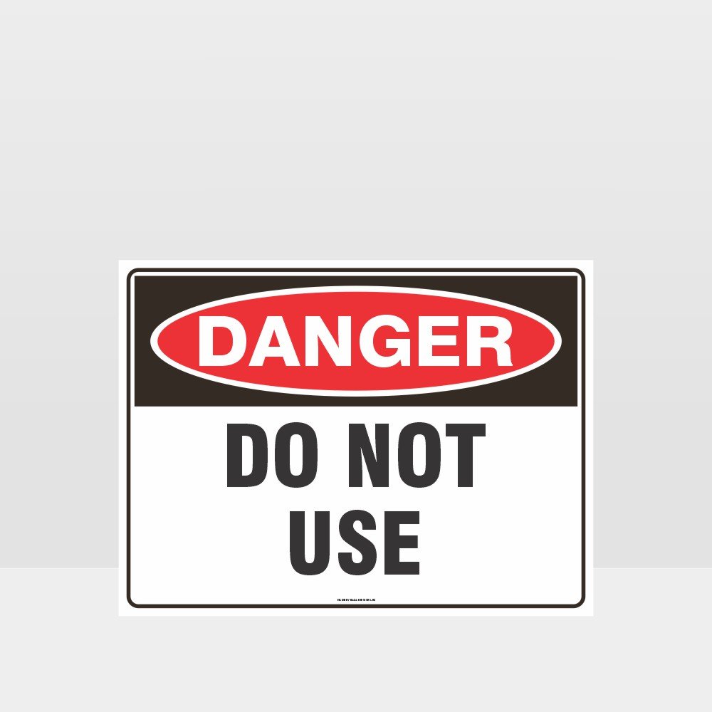 Custom Signs Outdoor Metal,Danger Do Not Use Sign