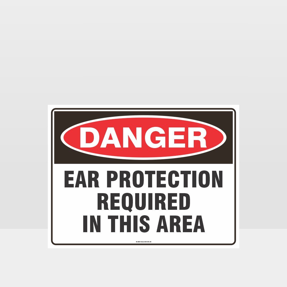 Custom Signs For Business,Danger Ear Protection Sign