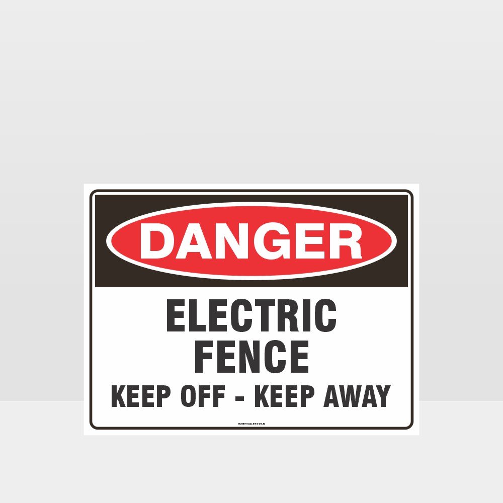 Custom Signs Personalized,Danger Electric Fence Keep Away Sign