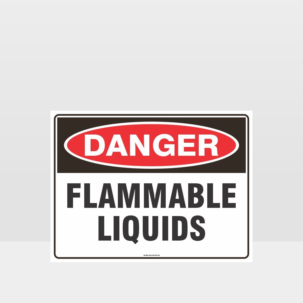 Custom Metal Sign,Danger Flammable Liquids Sign