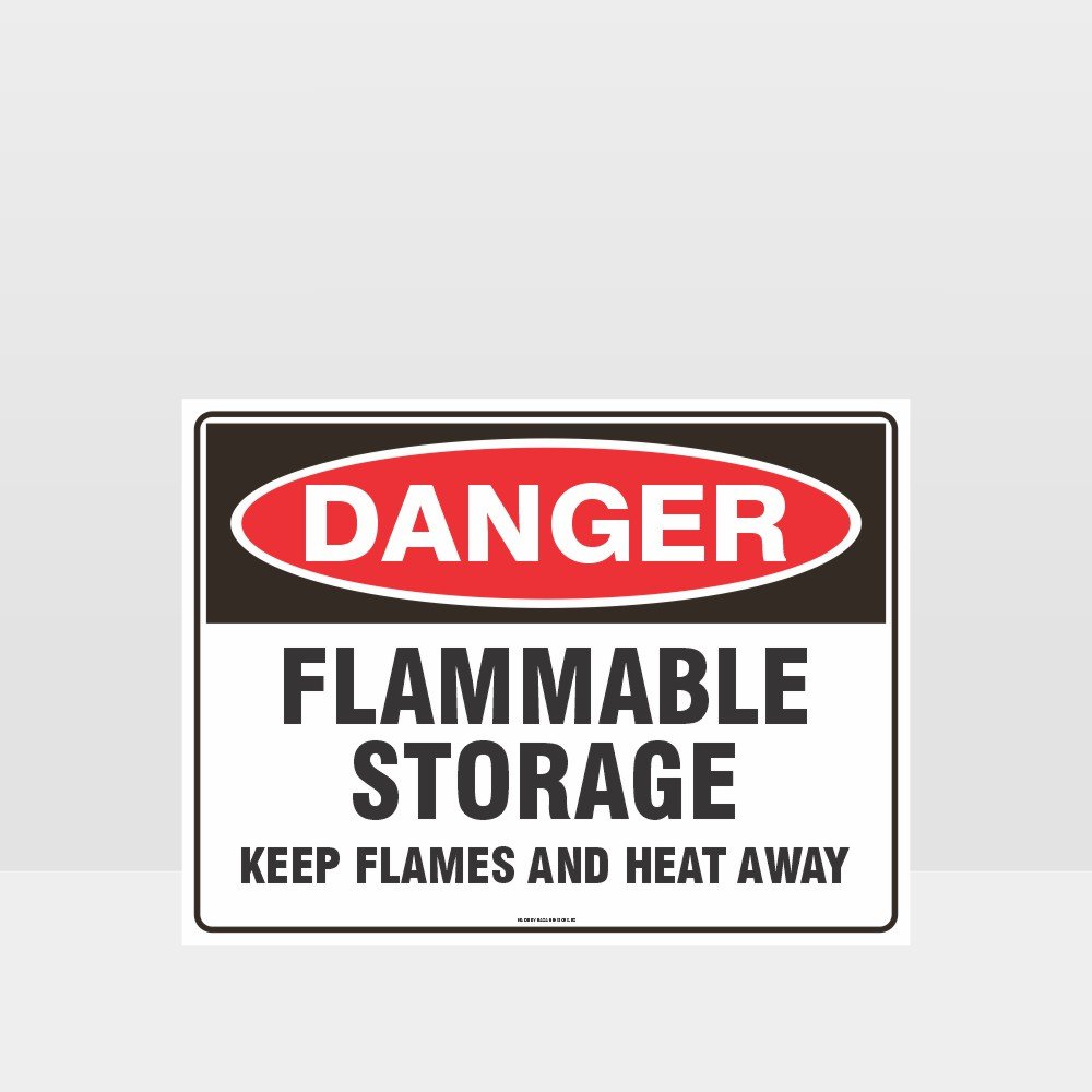 Custom Signs Outdoor Metal,Danger Flammable Storage Sign