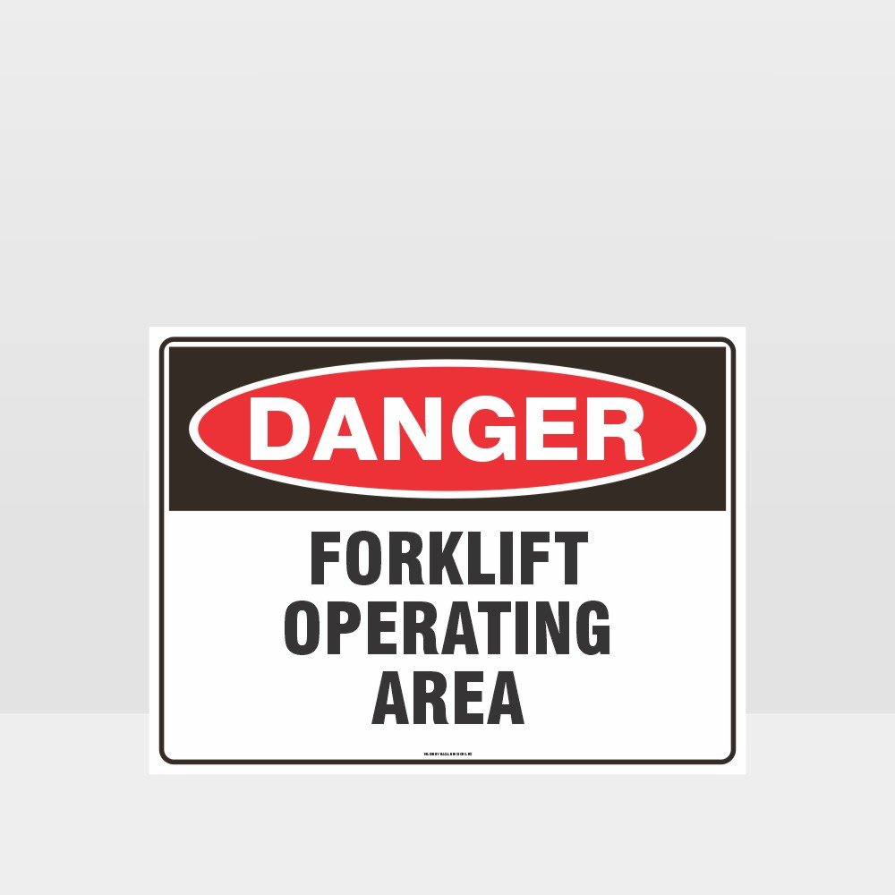 Custom Signs Personalized,Danger Forklift Operating Area Sign