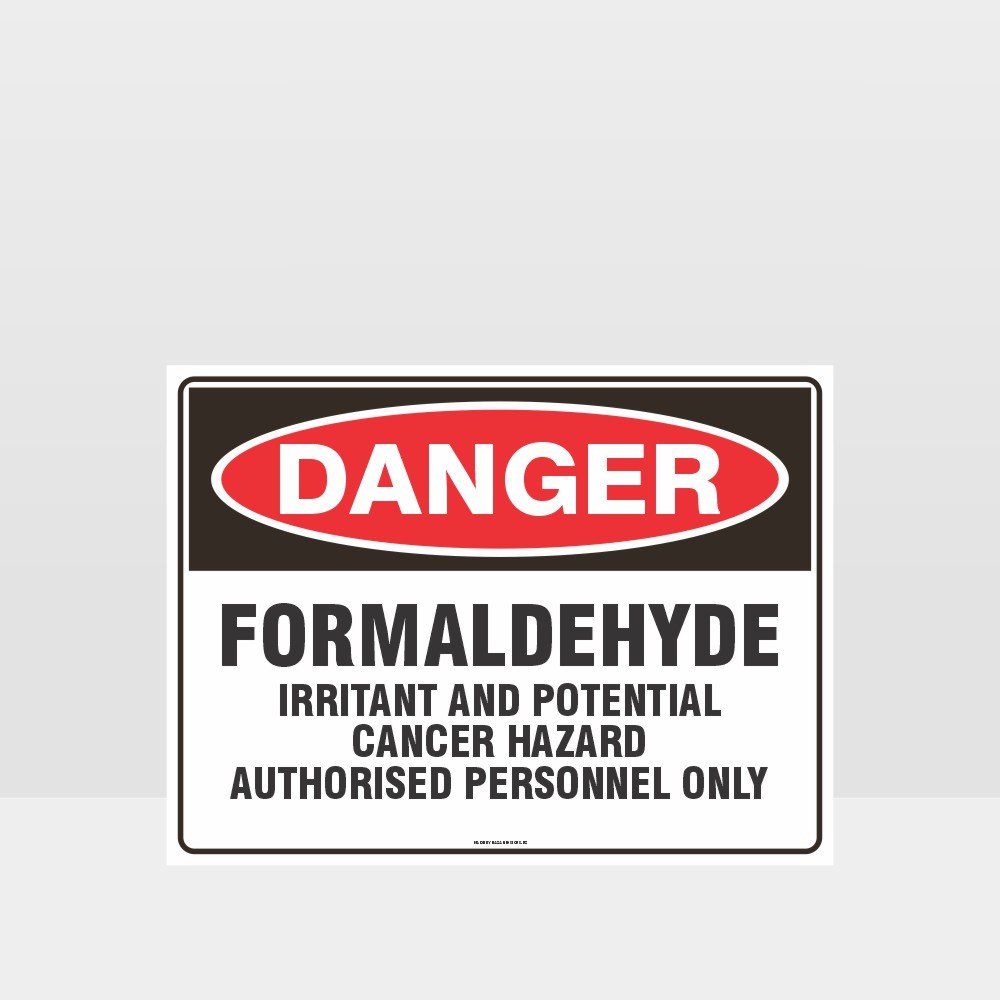 Custom Sign,Danger Formaldehyde Sign
