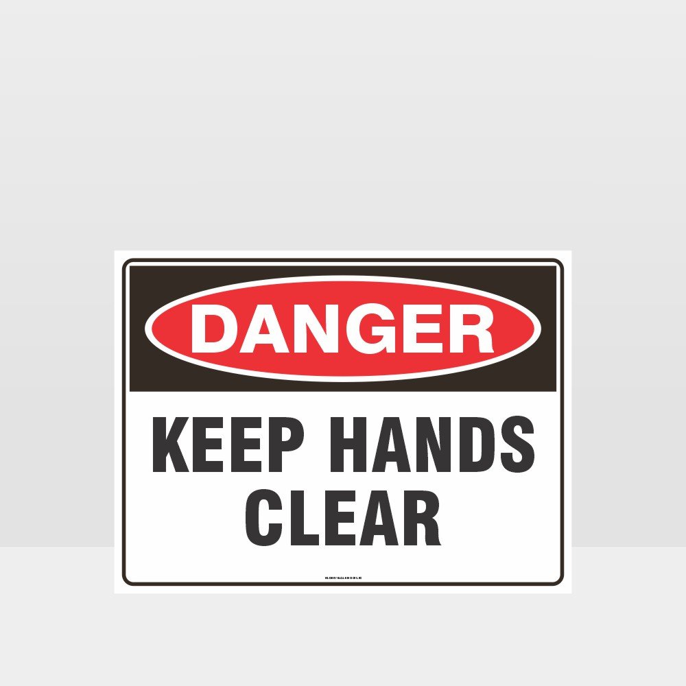 Custom Signs Personalized,Danger Keep Hands Clear Sign