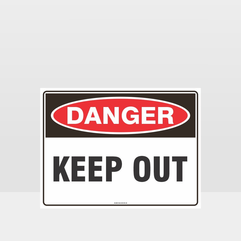 Custom Yard Signs,Danger Keep Out Sign