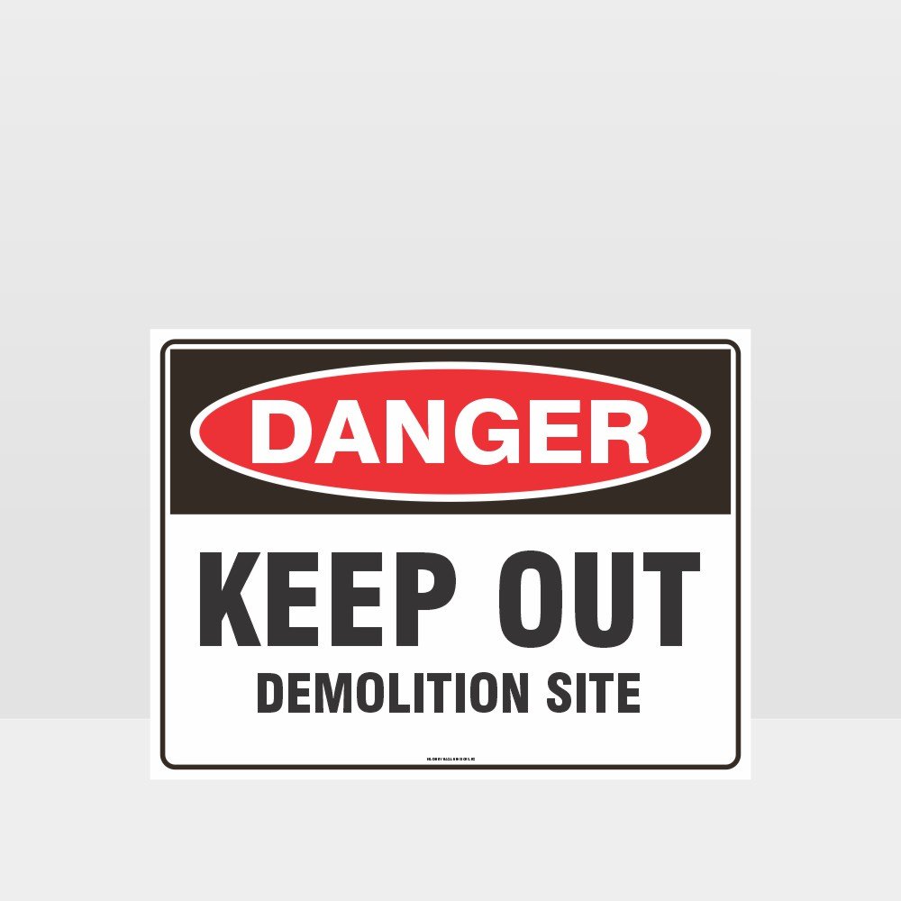 Customized Hazard Signs,Danger Demolition Site Sign