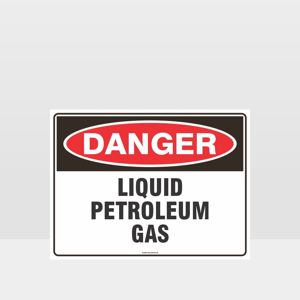Customized Hazard Signs,Danger Liquid Petroleum Gas Sign