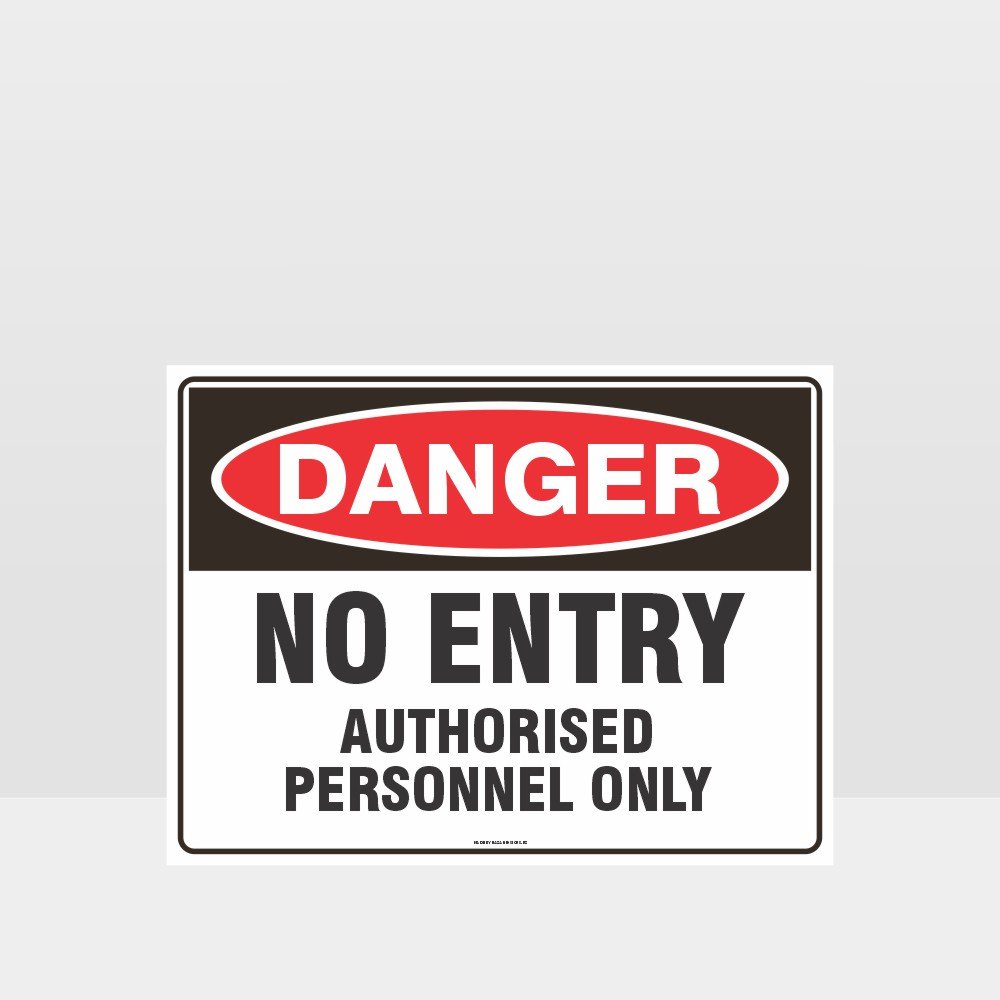 Custom Signs Outdoor Metal,Danger No Entry Authorised Personnel Only Sign