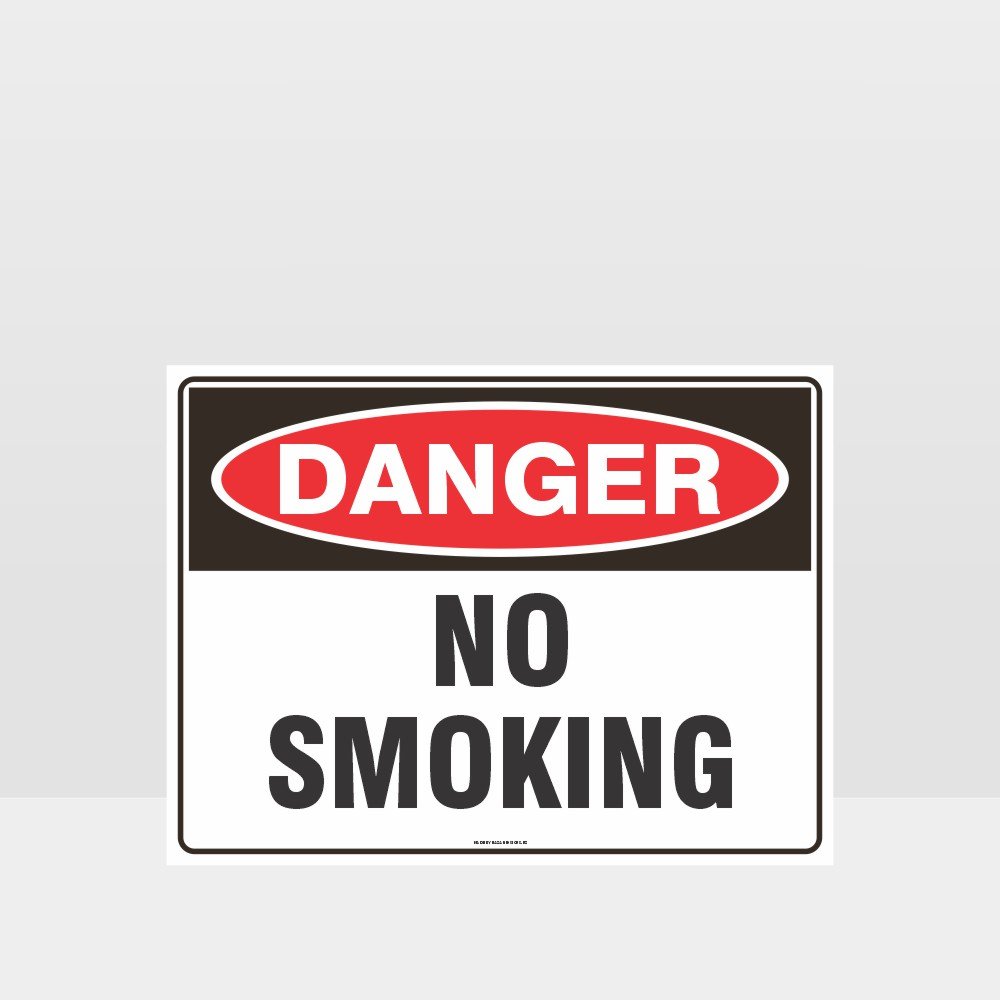 Custom Sign,Danger No Smoking Sign