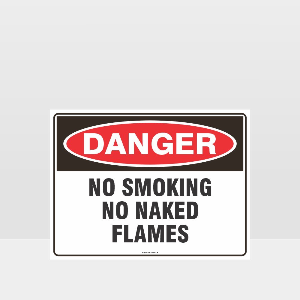 Custom Signs Outdoor Metal,Danger No Smoking No Naked Flames Sign
