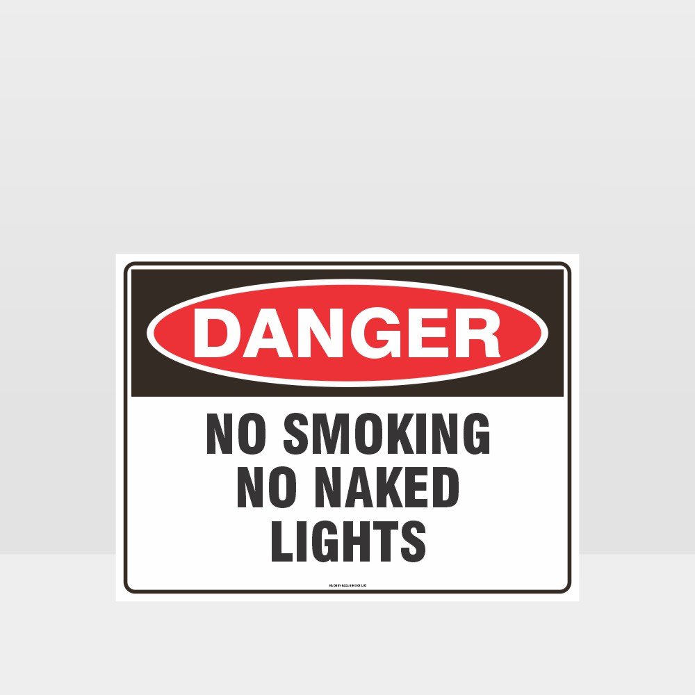 Custom Signs Outdoor Metal,Danger No Smoking No Naked Lights Sign