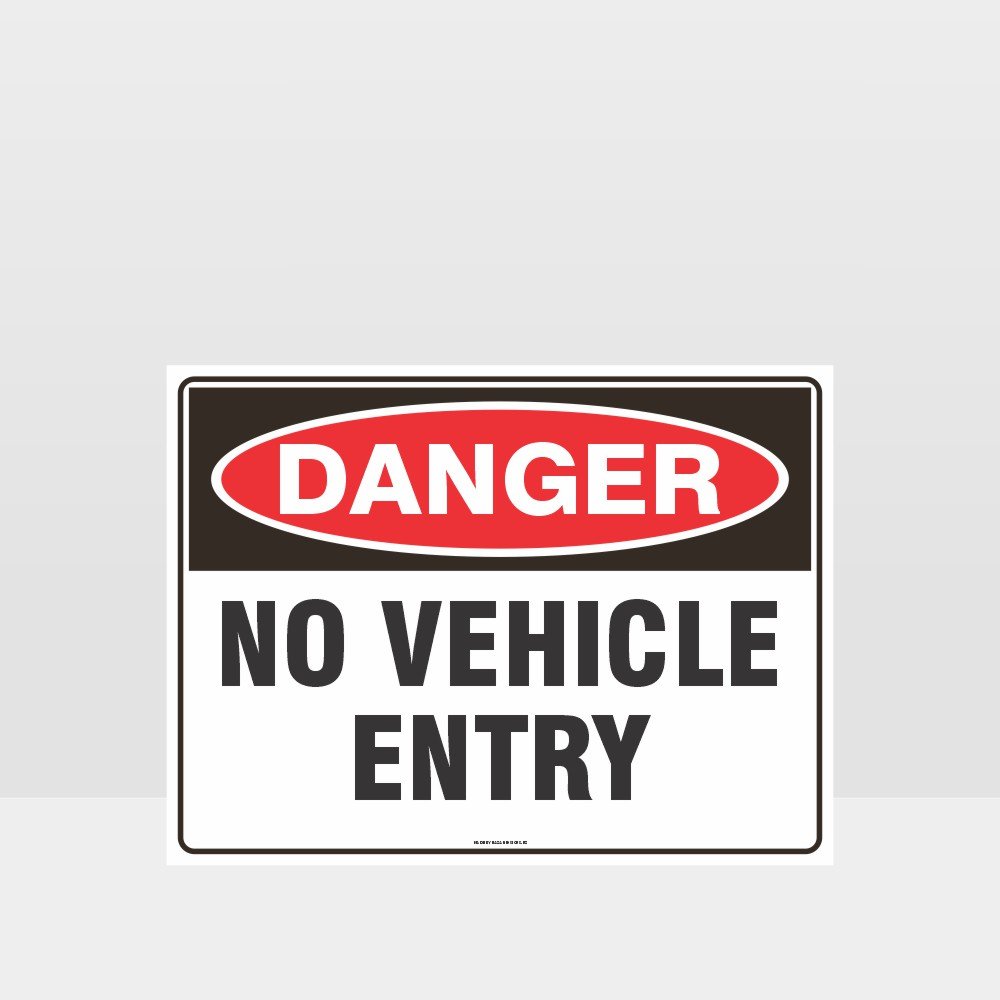 Custom Metal Sign,Danger No Vehicle Entry Sign