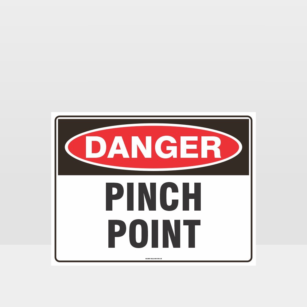 Custom Sign,Danger Pinch Point Sign