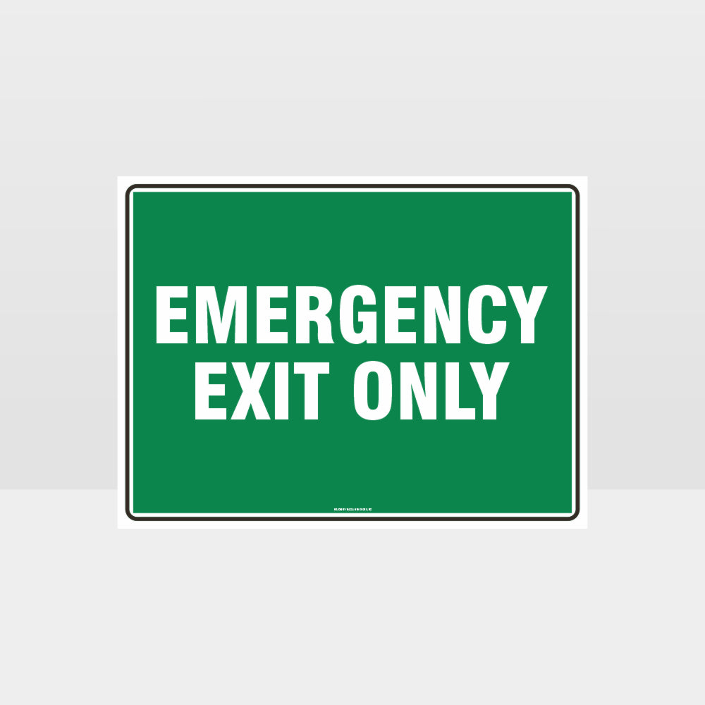 Custom Metal Sign,Emergency Exit Only Sign