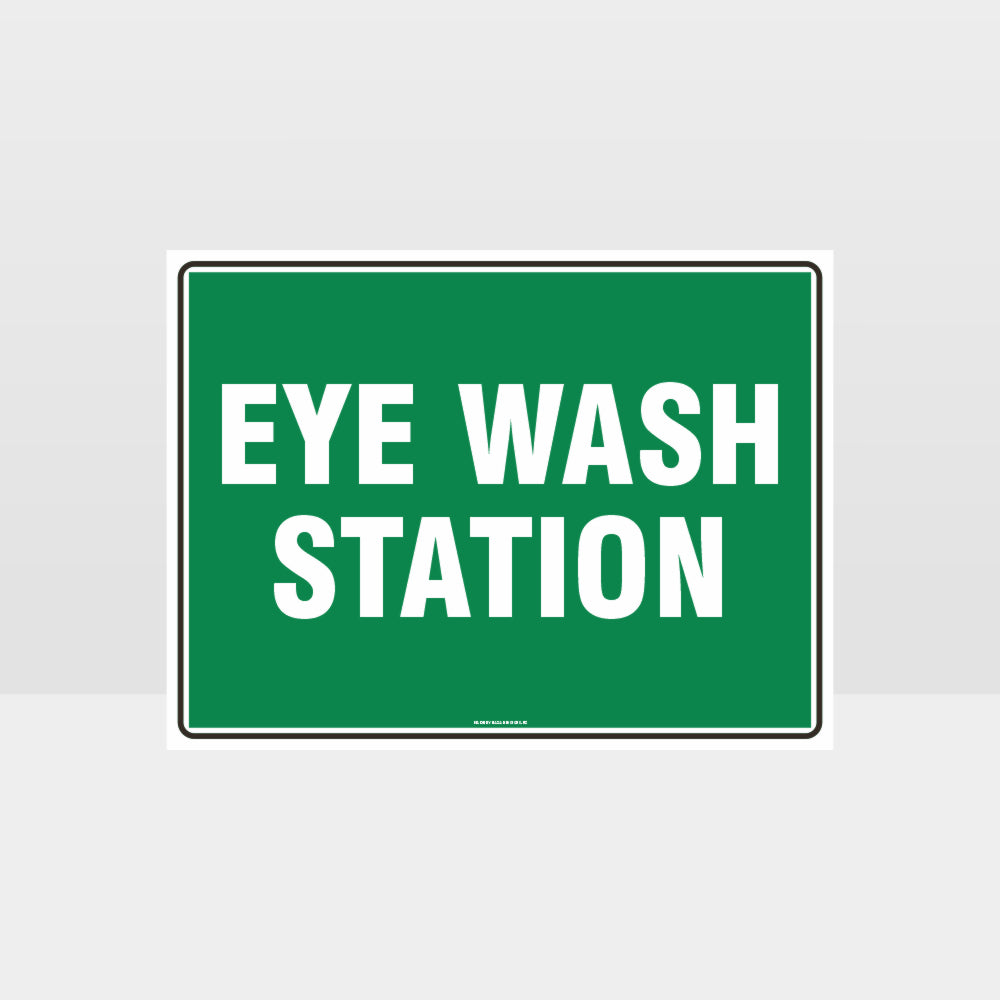 Customized Hazard Signs,Eye Wash Station Sign