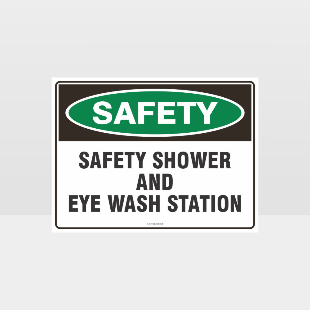 Custom Gate Signs,Shower And Eye Wash Sign
