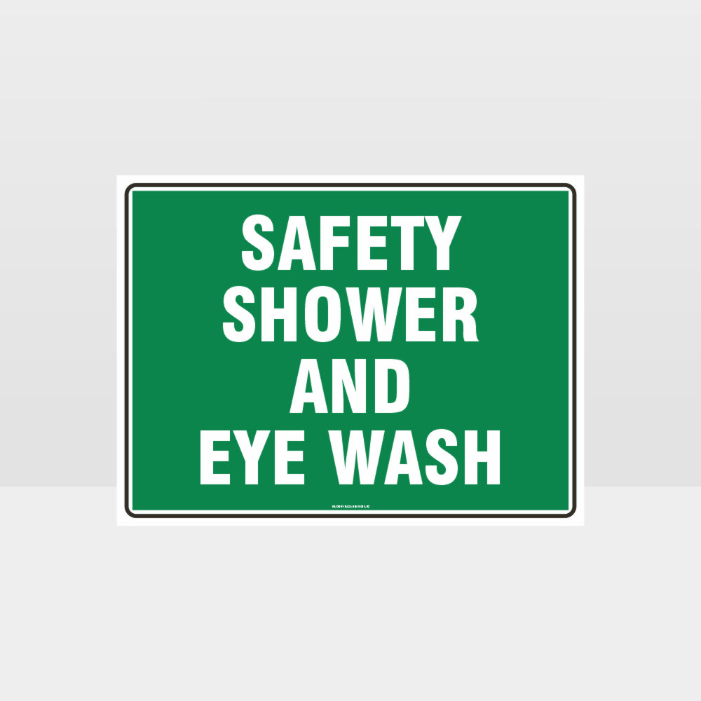 Custom Sign,Shower And Eye Wash 01 Sign