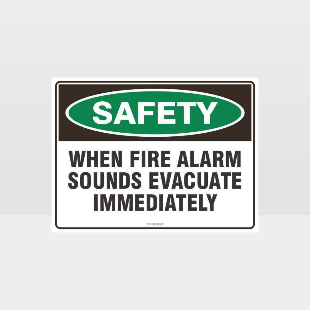 Customized Hazard Signs,Evacuate Immediately Sign