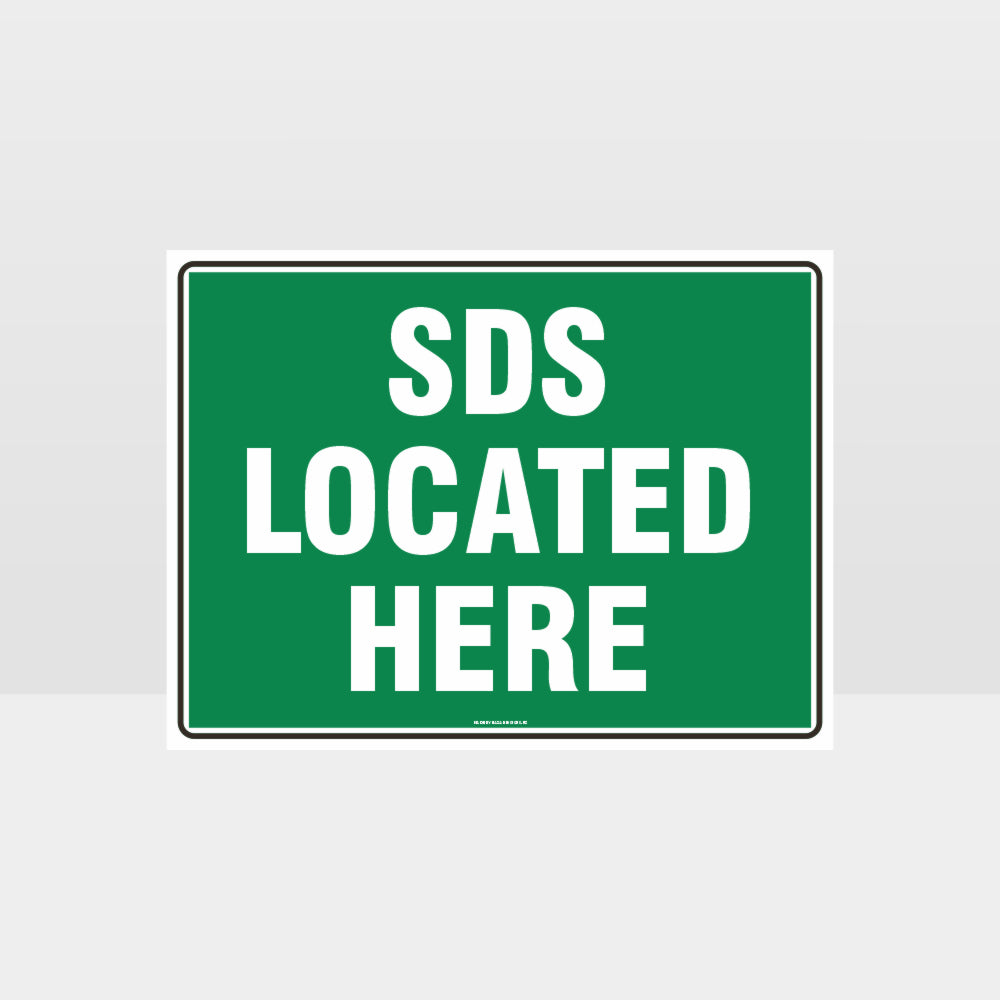 Custom Gate Signs,Sds Located Here Sign