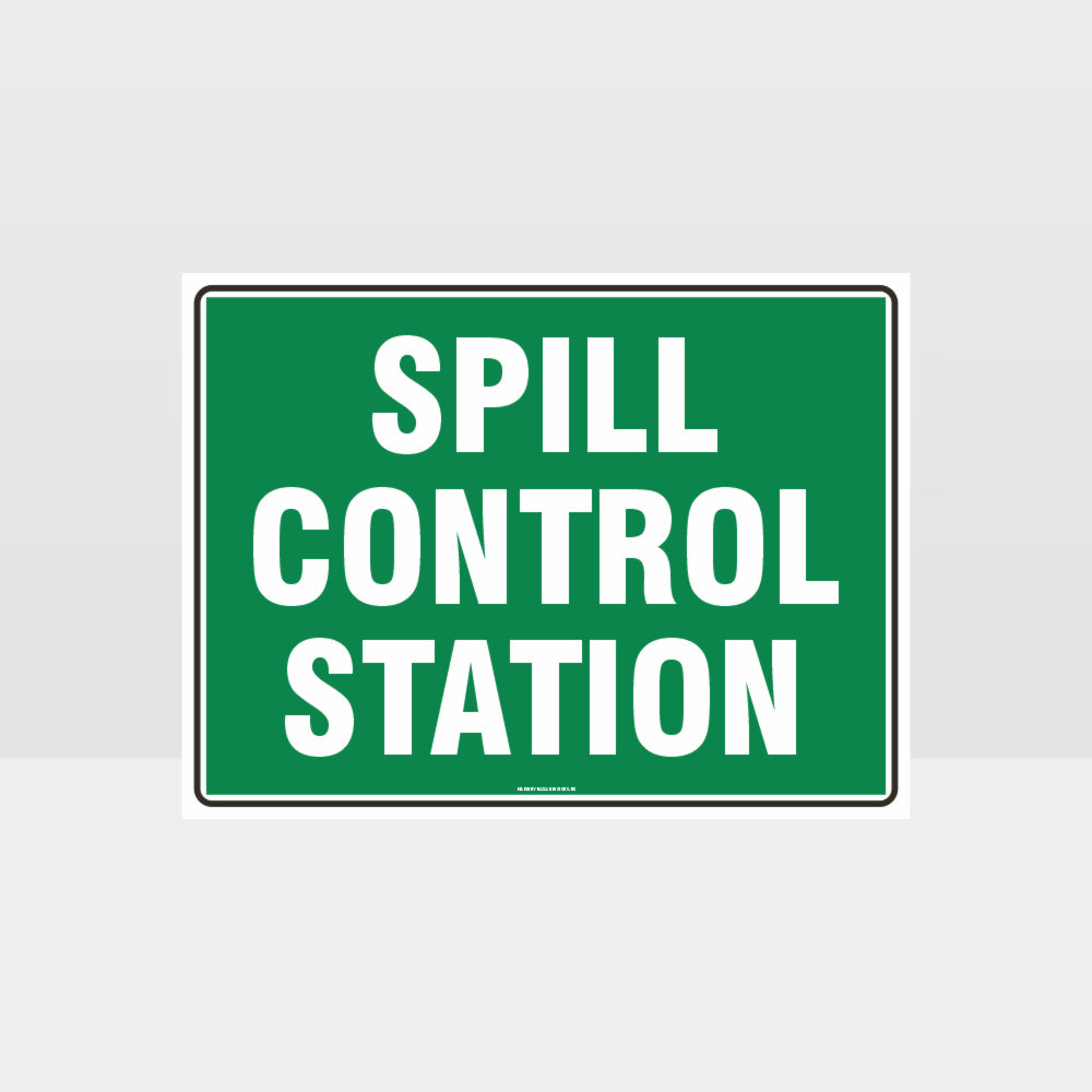 Custom Metal Sign,Spill Control Station Sign
