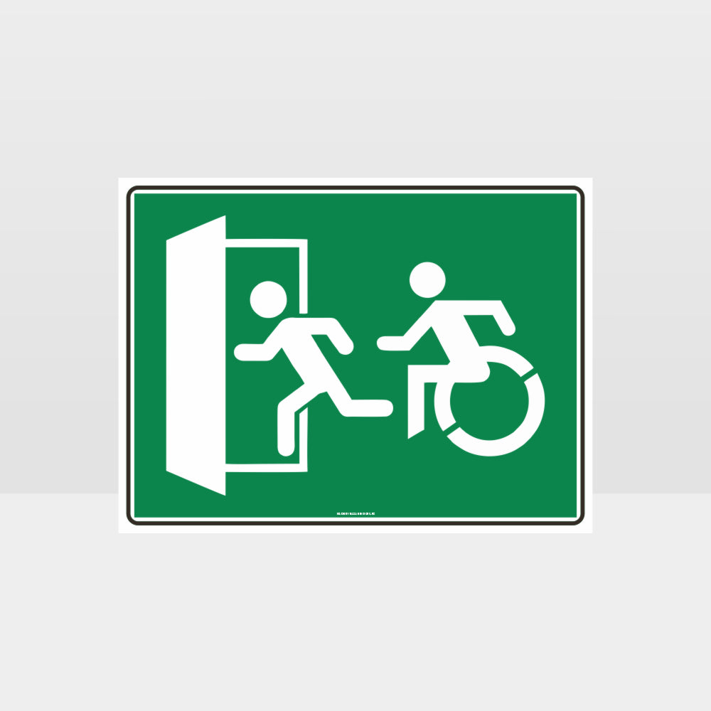 Custom Signs For Business,Emergency Exit Left Sign