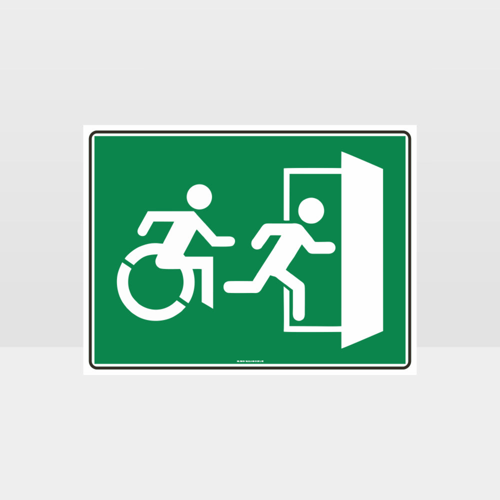 Custom Signs For Business,Emergency Exit Right Sign