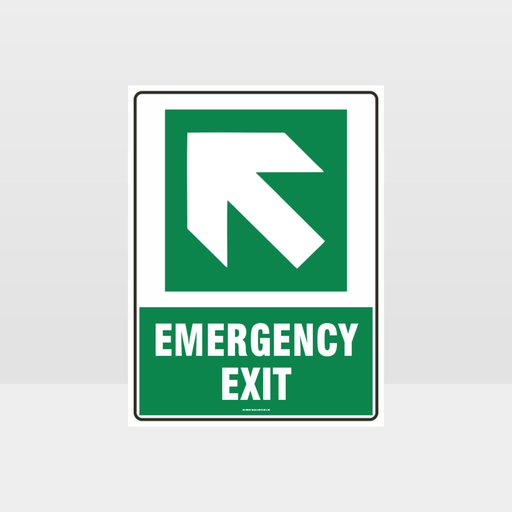 Custom Sign,Emergency Exit Arrow 01 Sign