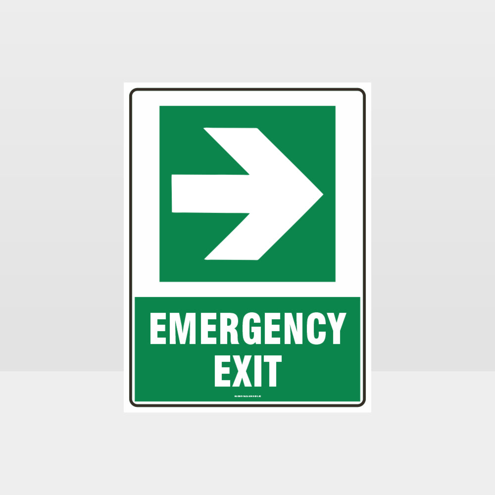 Custom Design Sign,Emergency Exit Arrow 06 Sign