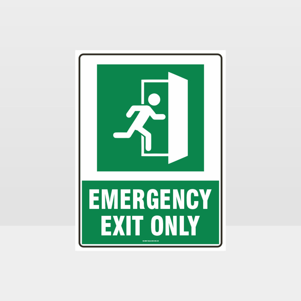 Custom Signs Personalized,Emergency Exit Only Right Sign