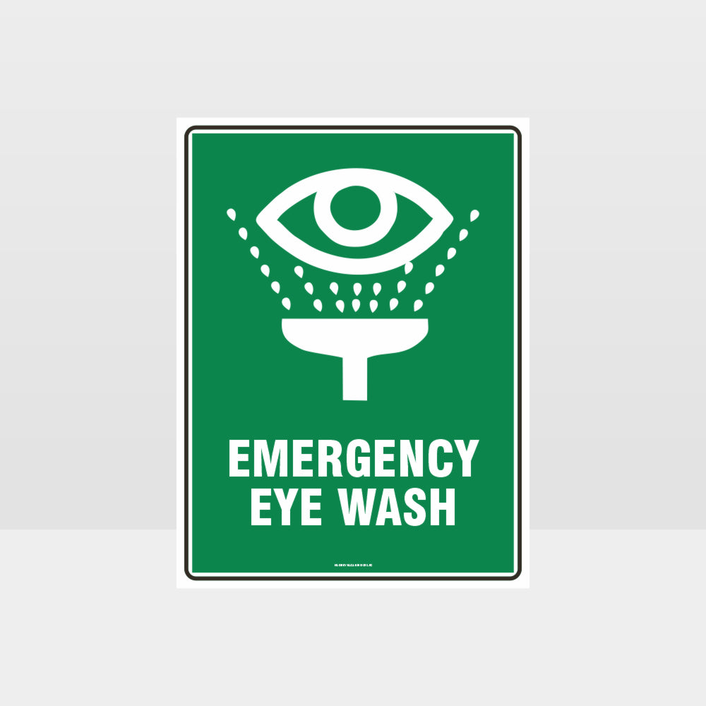 Customized Hazard Signs,Emergency Eye Wash Sign