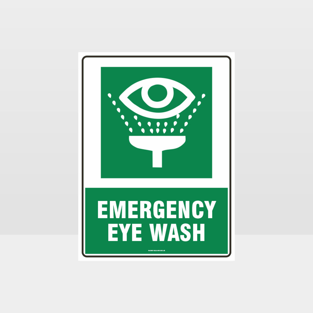 Custom Yard Signs,Emergency Eye Wash 01 Sign