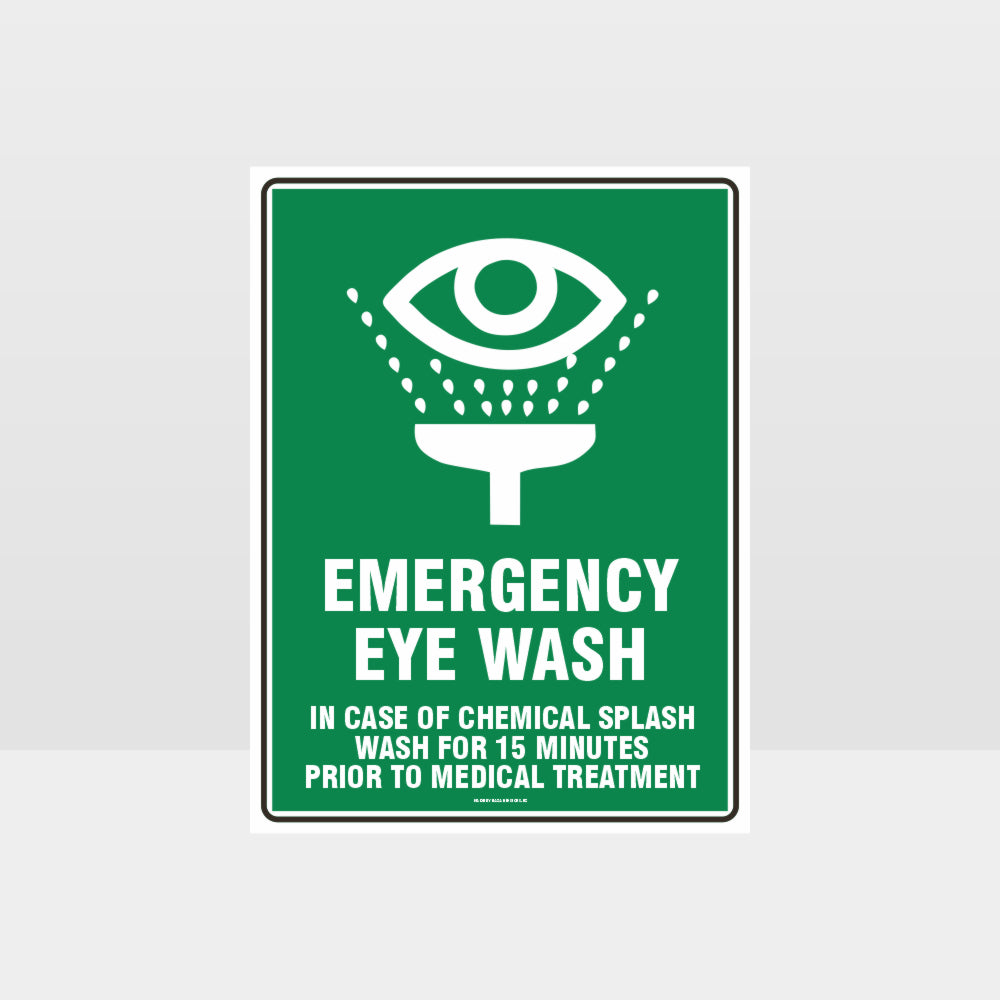 Custom Design Sign,Emergency Eye Wash 02 Sign